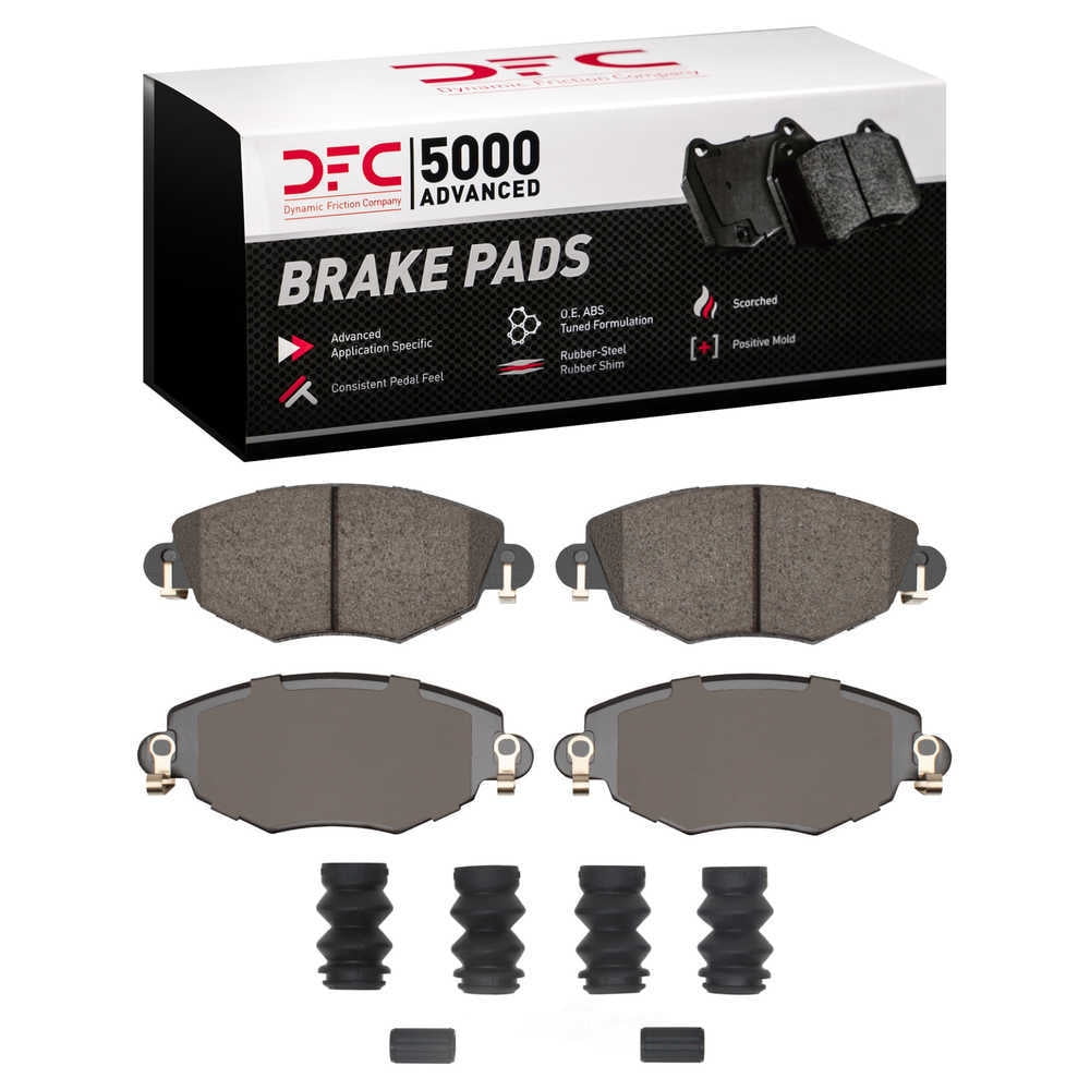 DFC 5000 Euro Ceramic Brake Pads and Hardware Kit - Archived 1551-0910-01 DFC 5000 Advanced Brake