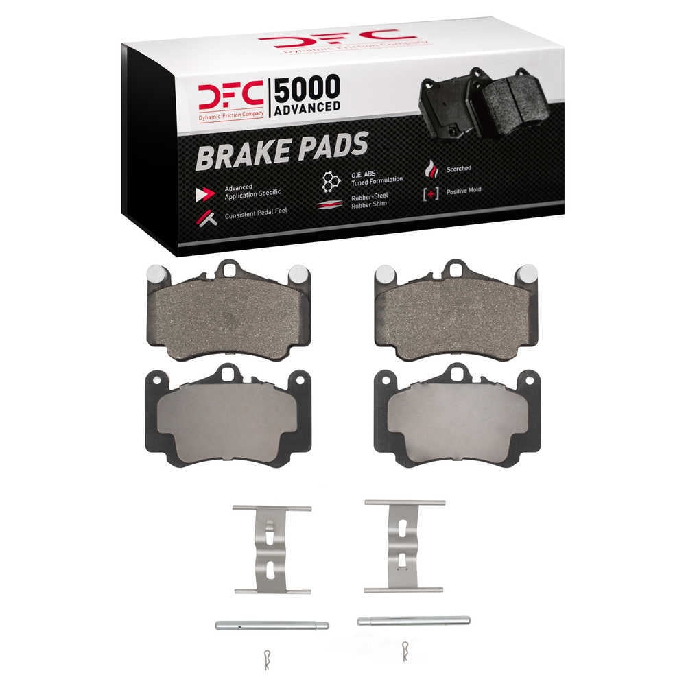 DFC 5000 Euro Ceramic Brake Pads and Hardware Kit - Archived 1551-0916-01 DFC 5000 Advanced Brake