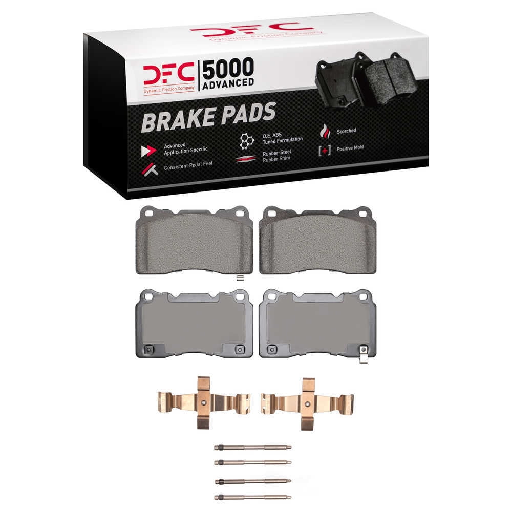 DFC 5000 Euro Ceramic Brake Pads and Hardware Kit - Archived 1551-1001-03 DFC 5000 Advanced Brake
