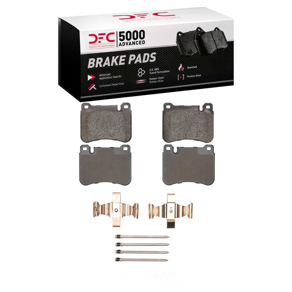 DFC 5000 Euro Ceramic Brake Pads and Hardware Kit - Archived 1551-1121-01 DFC 5000 Advanced Brake