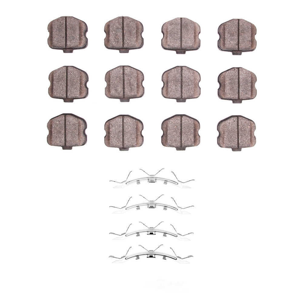 DFC 5000 Euro Ceramic Brake Pads and Hardware Kit - Archived 1551-1185-01 DFC 5000 Advanced Brake