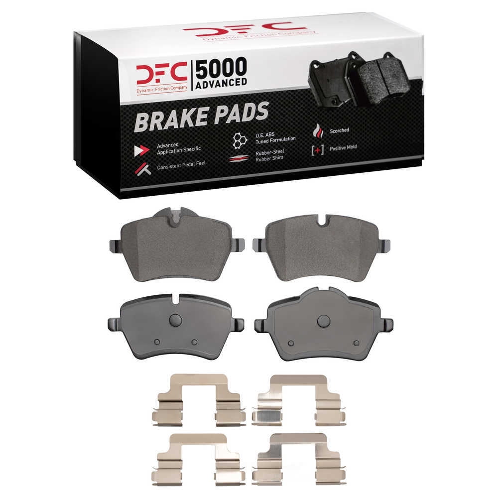 DFC 5000 Euro Ceramic Brake Pads and Hardware Kit - Archived 1551-1204-01 DFC 5000 Advanced Brake