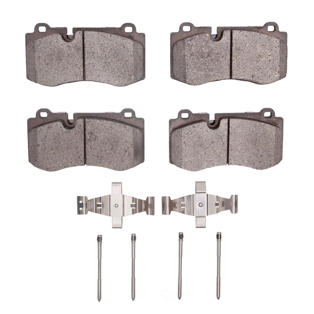 Dynamic Friction Company 1551-1223-01 DFC 5000 Advanced Brake Pads - Low Metallic and Hardware Kit