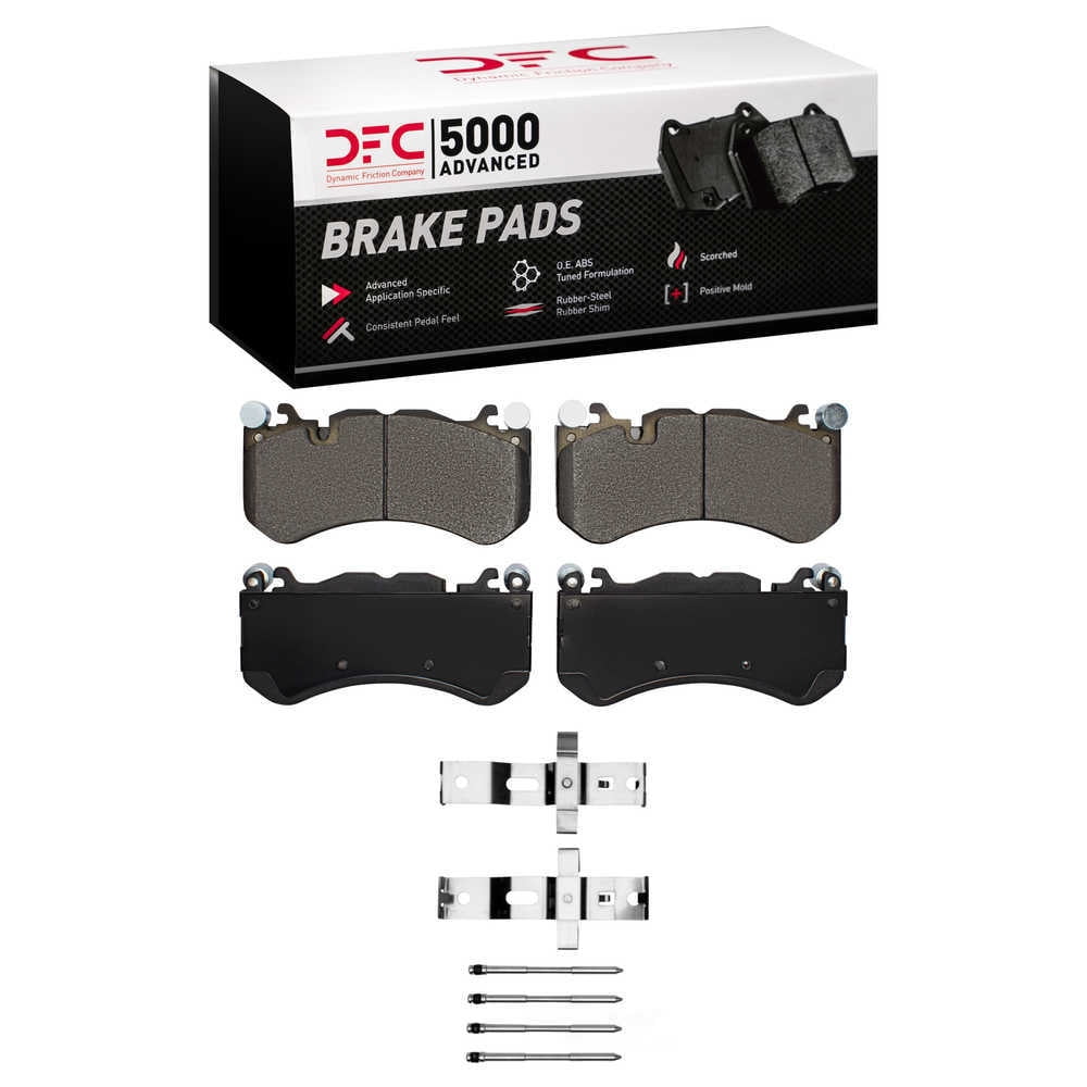 DFC 5000 Euro Ceramic Brake Pads and Hardware Kit - Archived 1551-1291-01 DFC 5000 Advanced Brake
