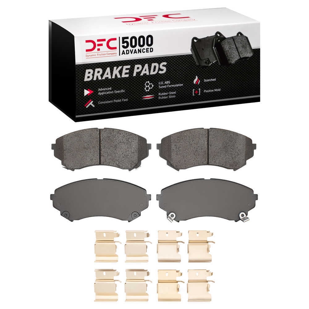 DFC 5000 Euro Ceramic Brake Pads and Hardware Kit - Archived 1551-1331-01 DFC 5000 Advanced Brake