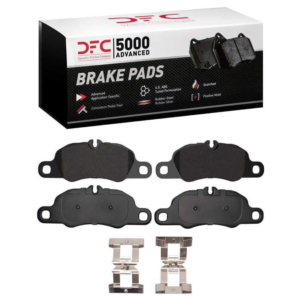 DFC 5000 Euro Ceramic Brake Pads and Hardware Kit - Archived 1551-1389-01 DFC 5000 Advanced Brake