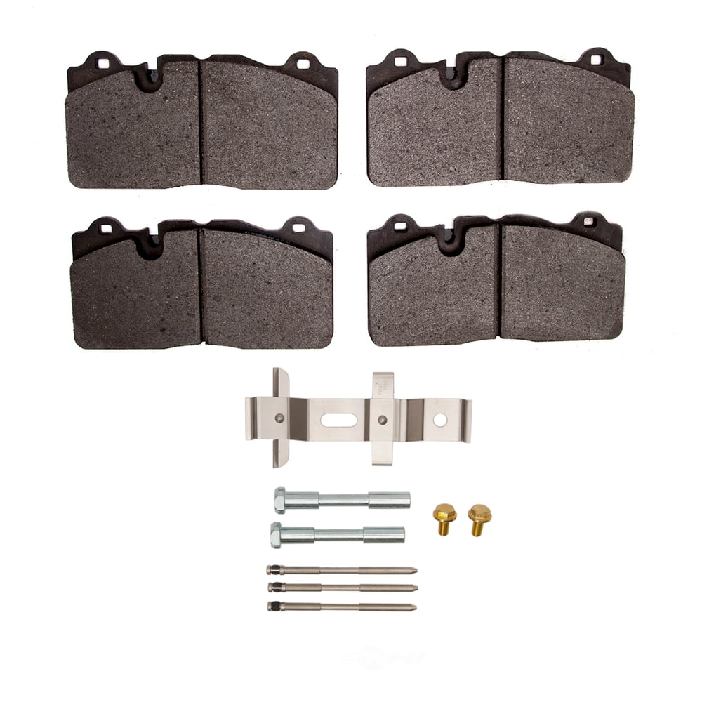 Dynamic Friction Company 1551-1395-01 DFC 5000 Advanced Brake Pads - Low Metallic and Hardware Kit