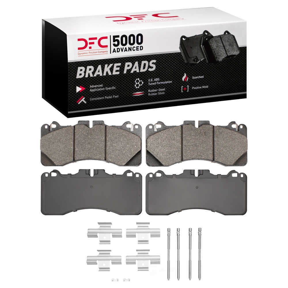 DFC 5000 Euro Ceramic Brake Pads and Hardware Kit - Archived 1551-1440-01 DFC 5000 Advanced Brake