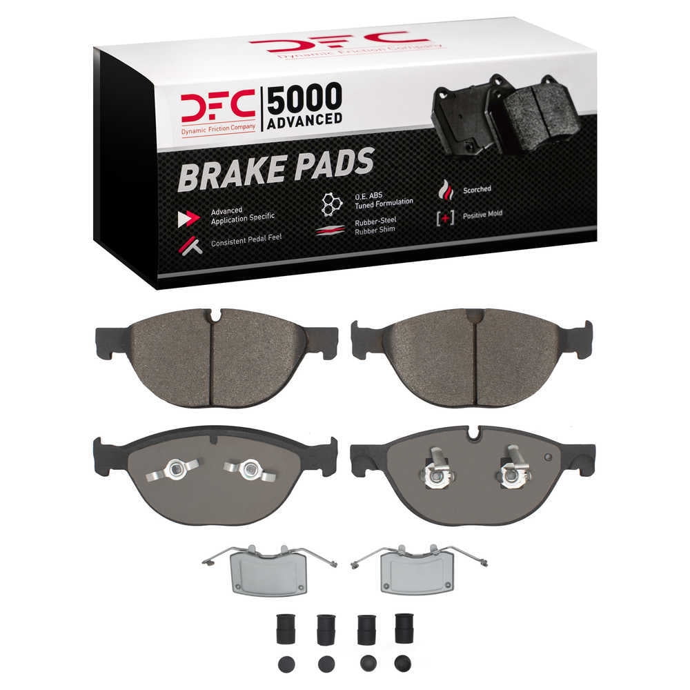 DFC 5000 Euro Ceramic Brake Pads and Hardware Kit - Archived 1551-1448-01 DFC 5000 Advanced Brake