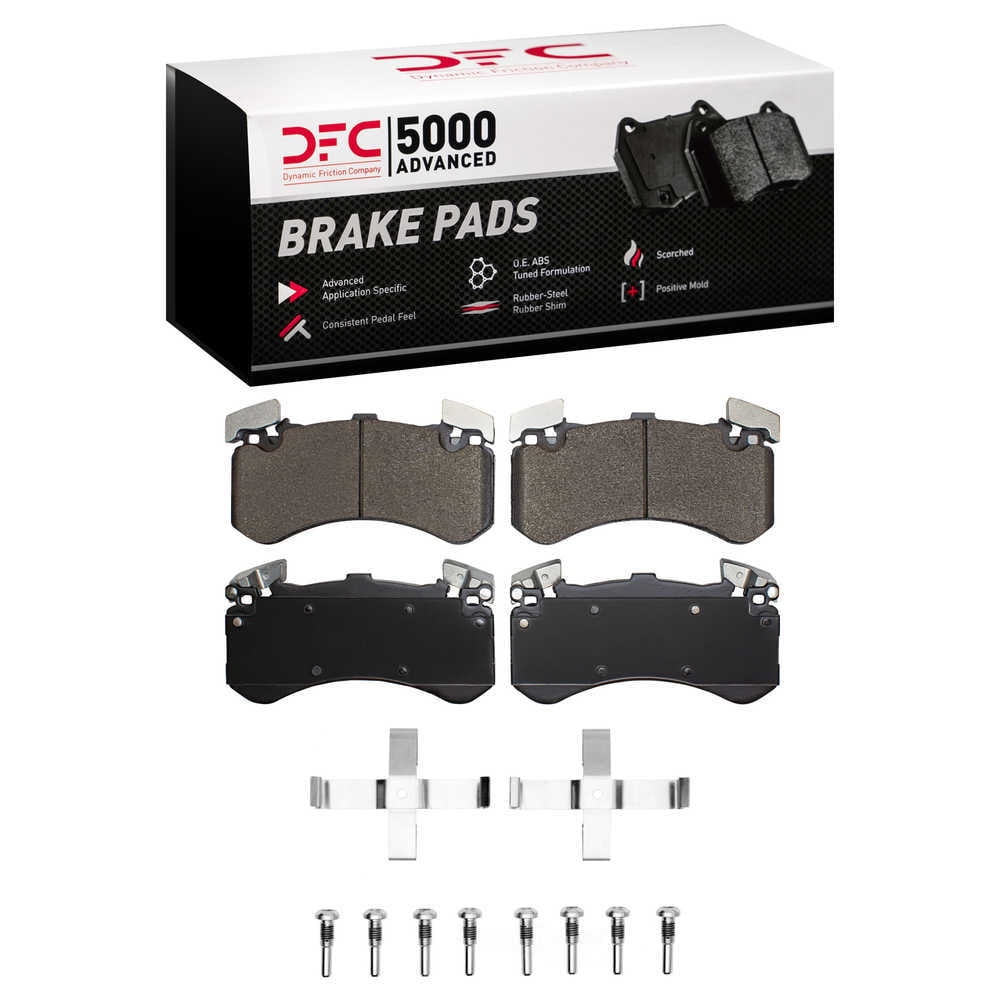 DFC 5000 Euro Ceramic Brake Pads and Hardware Kit - Archived 1551-1575-01 DFC 5000 Advanced Brake