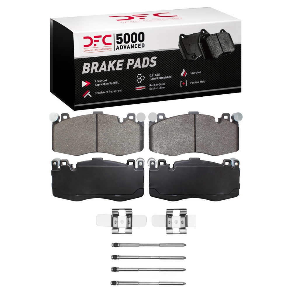DFC 5000 Euro Ceramic Brake Pads and Hardware Kit - Archived 1551-1738-01 DFC 5000 Advanced Brake
