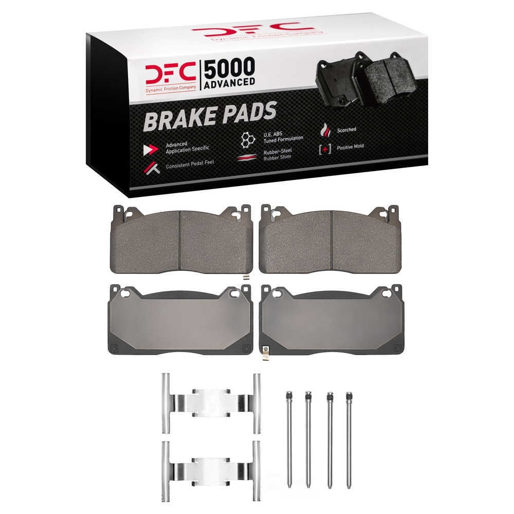 DFC 5000 Euro Ceramic Brake Pads and Hardware Kit - Archived 1551-1853-01 DFC 5000 Advanced Brake