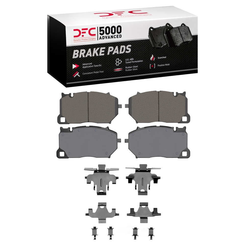 DFC 5000 Euro Ceramic Brake Pads and Hardware Kit - Archived 1551-1899-01 DFC 5000 Advanced Brake