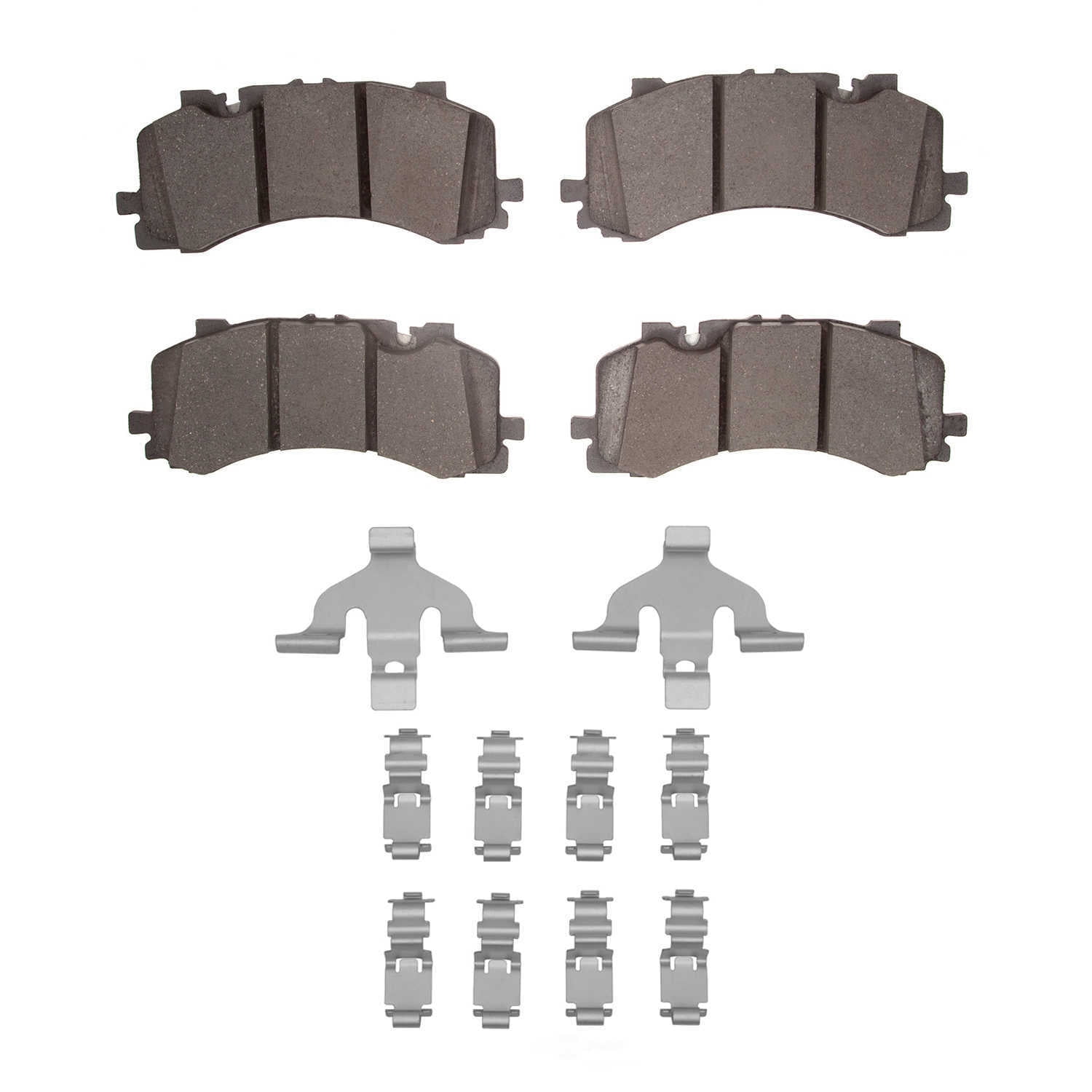 DFC 5000 Euro Ceramic Brake Pads and Hardware Kit - Archived 1551-1952-01 DFC 5000 Advanced Brake
