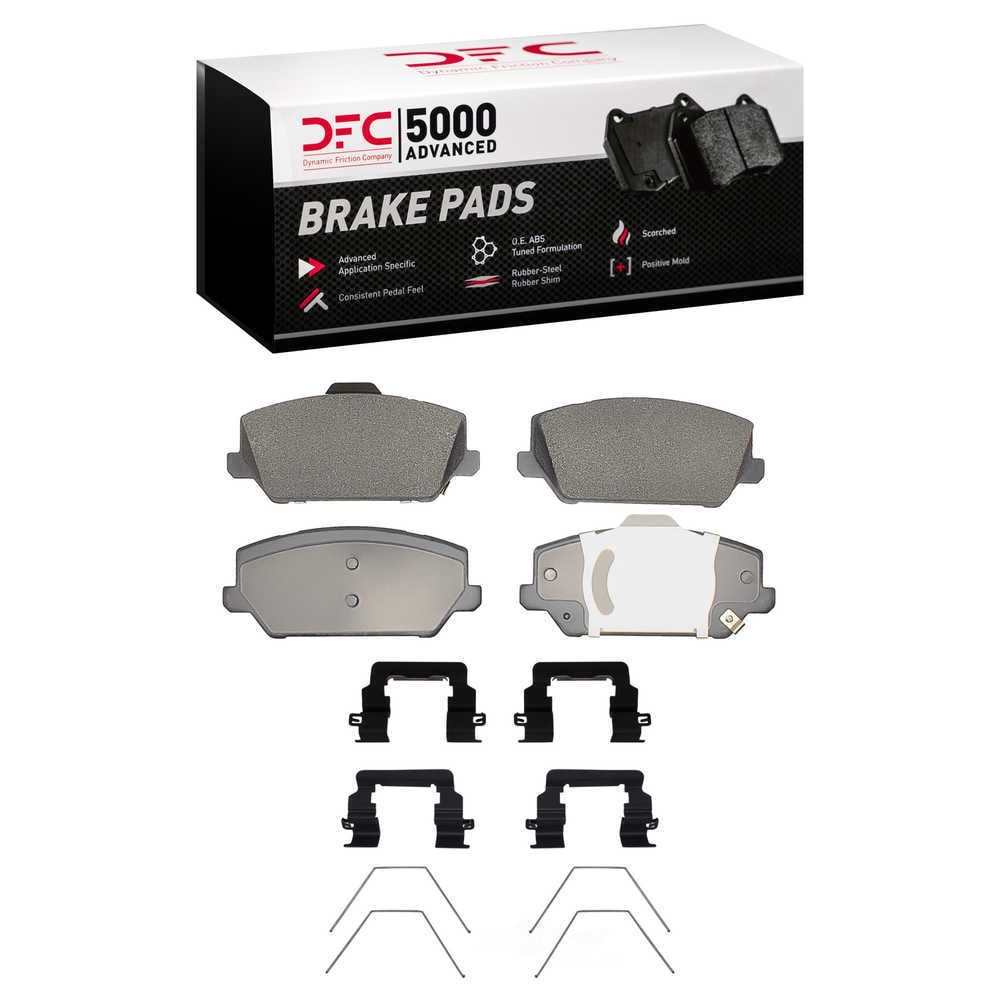 DFC 5000 Euro Ceramic Brake Pads and Hardware Kit - Archived 1551-2211-02 DFC 5000 Advanced Brake