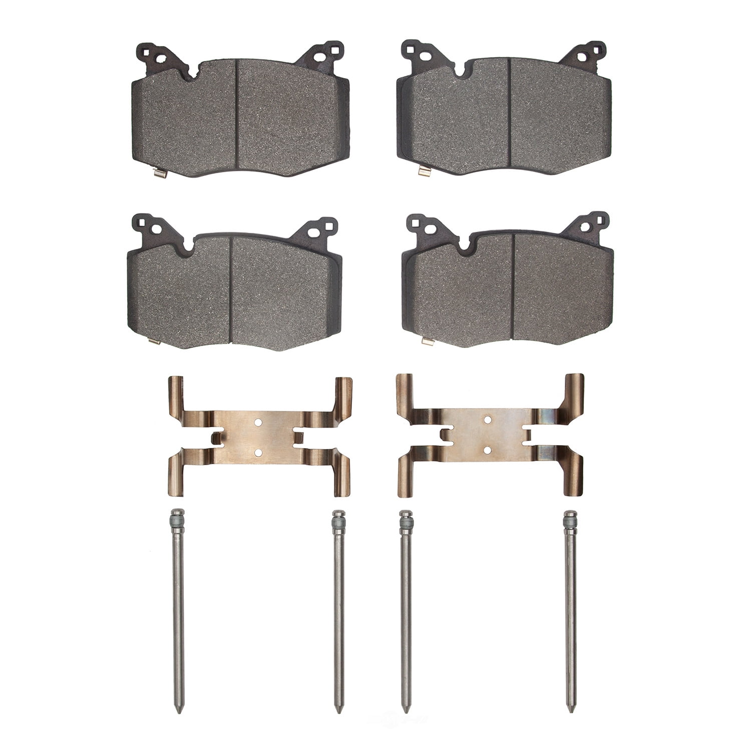 Dynamic Friction Company 1551-2274-01 DFC 5000 Advanced Brake Pads - Low Metallic and Hardware Kit