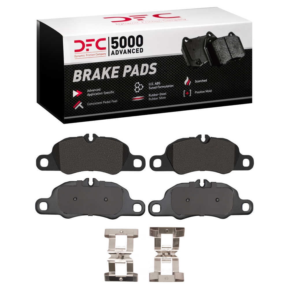 DFC 5000 Euro Ceramic Brake Pads and Hardware Kit - Archived 1552-1389-01 DFC 5000 Advanced Brake