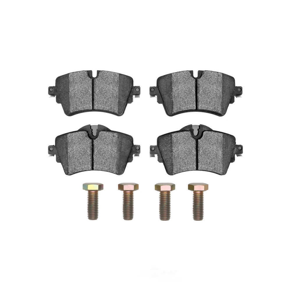 Dynamic Friction Company 1552-1801-01 DFC 5000 Advanced Brake Pads - Low Metallic and Hardware Kit