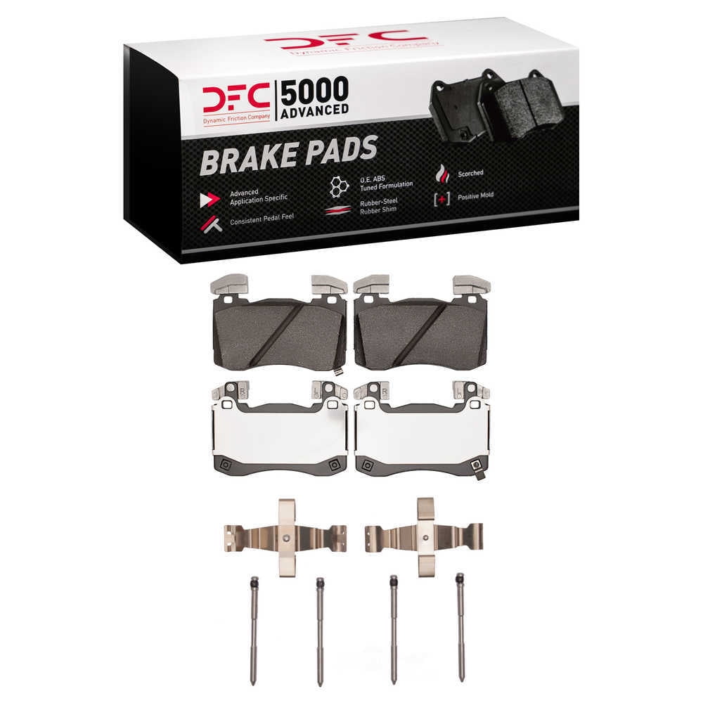 DFC 5000 Euro Ceramic Brake Pads and Hardware Kit - Archived 1552-2145-01 DFC 5000 Advanced Brake