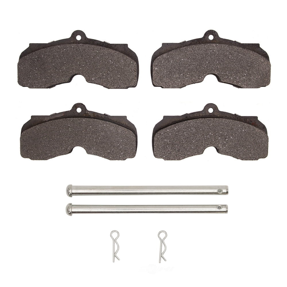 Dynamic Friction Company 1551-0003-01 DFC 5000 Advanced Brake Pads - Semi Metallic and Hardware Kit