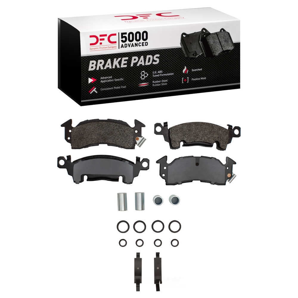 DFC 5000 Euro Ceramic Brake Pads and Hardware Kit - Archived 1551-0052-02 DFC 5000 Advanced Brake