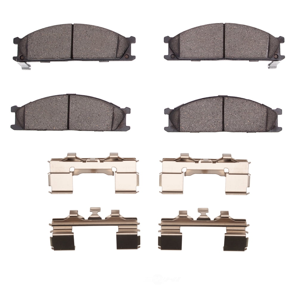 Dynamic Friction Company 1551-0333-01 DFC 5000 Advanced Brake Pads - Semi Metallic and Hardware Kit