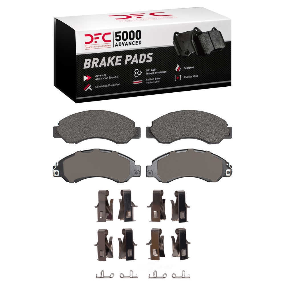 DFC 5000 Euro Ceramic Brake Pads and Hardware Kit - Archived 1551-0701-01 DFC 5000 Advanced Brake