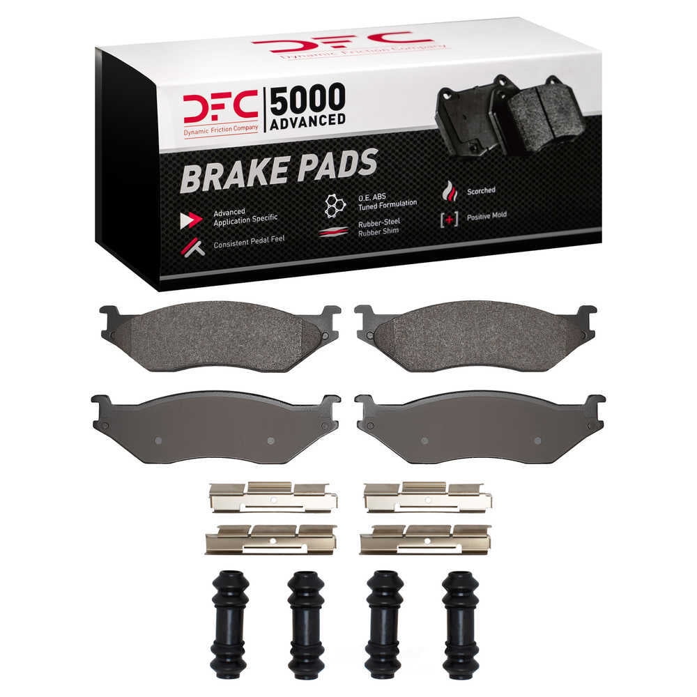 DFC 5000 Euro Ceramic Brake Pads and Hardware Kit - Archived 1551-0777-01 DFC 5000 Advanced Brake
