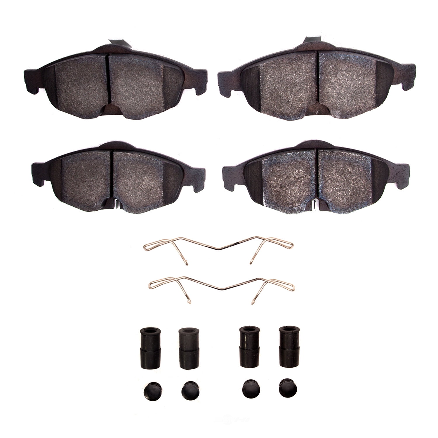 Dynamic Friction Company 1551-0869-01 DFC 5000 Advanced Brake Pads - Semi Metallic and Hardware Kit