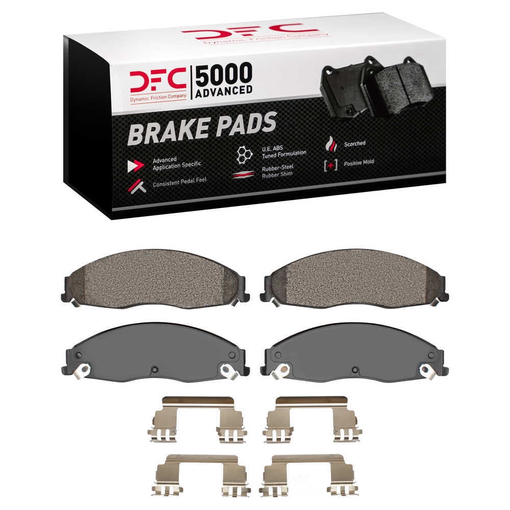 DFC 5000 Euro Ceramic Brake Pads and Hardware Kit - Archived 1551-0921-01 DFC 5000 Advanced Brake