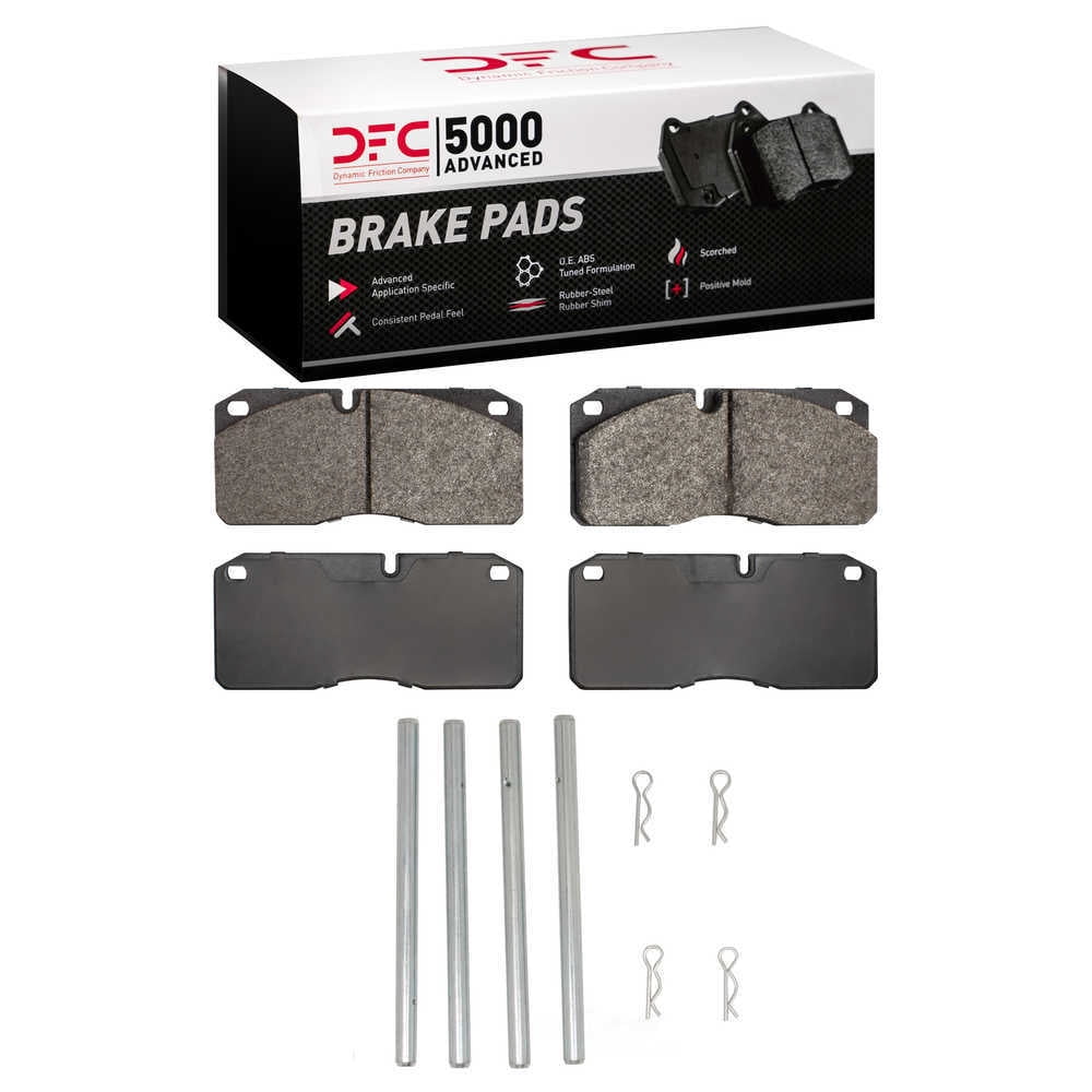 DFC 5000 Euro Ceramic Brake Pads and Hardware Kit - Archived 1551-1027-01 DFC 5000 Advanced Brake