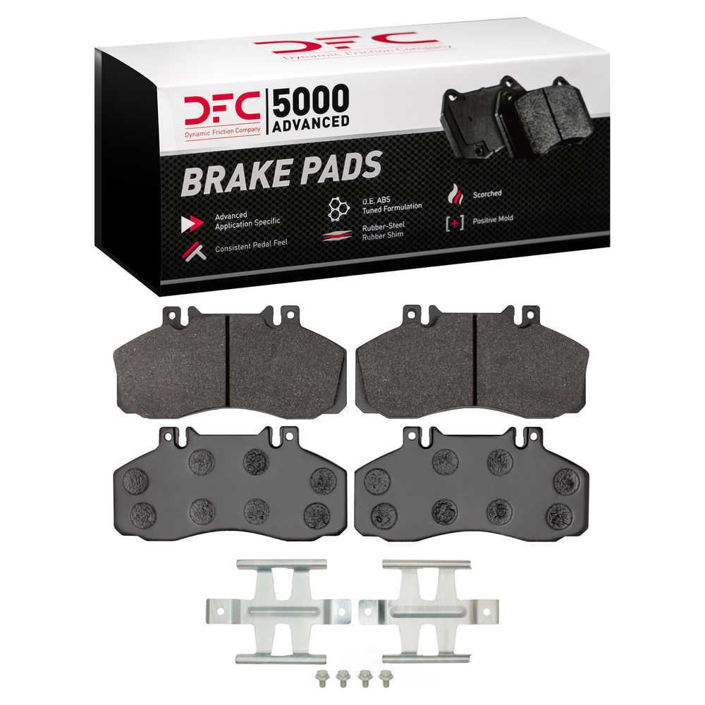 DFC 5000 Euro Ceramic Brake Pads and Hardware Kit - Archived 1551-1062-01 DFC 5000 Advanced Brake
