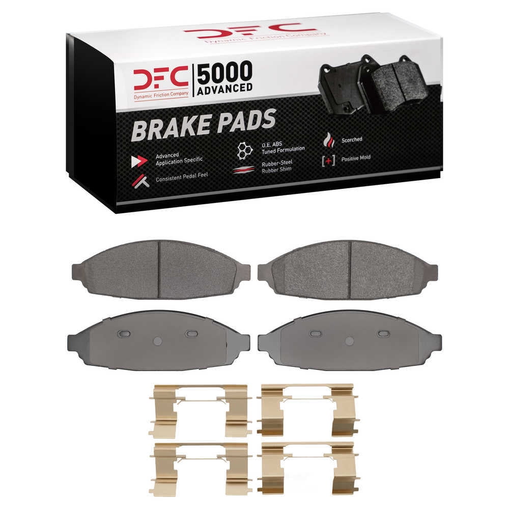DFC 5000 Euro Ceramic Brake Pads and Hardware Kit - Archived 1552-0931-01 DFC 5000 Advanced Brake