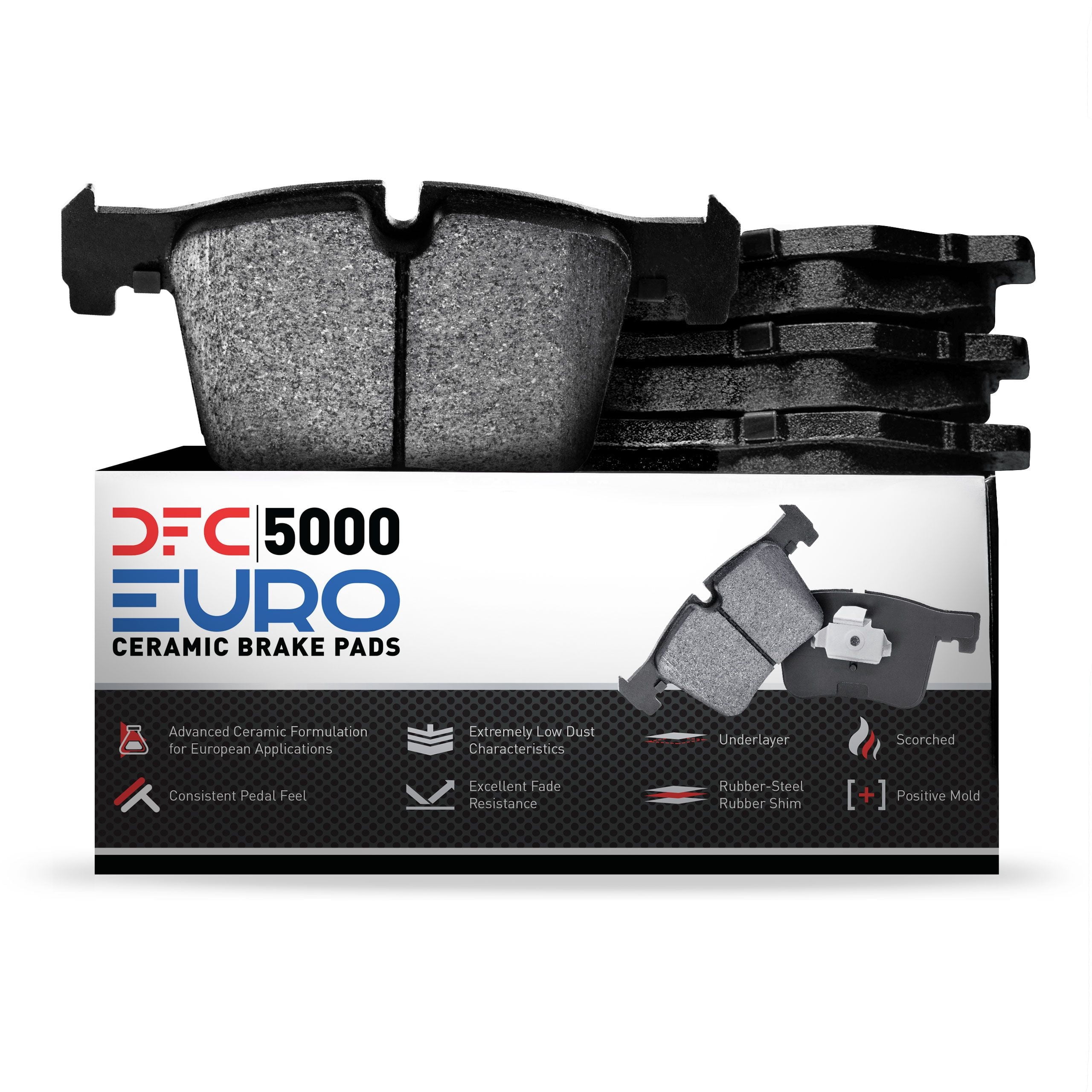 Dynamic Friction Company Front 5000 Euro Ceramic Brake Pads 1600-2133-00