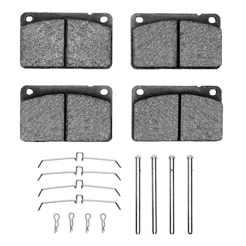 Dynamic Friction Company 1600-0043-01 DFC EURO 5000 Ceramic Brake Pads and Hardware Kit
