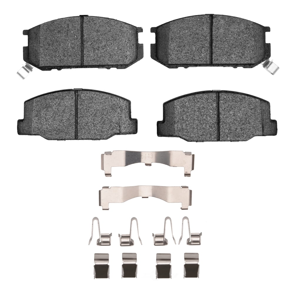Dynamic Friction Company 1600-0245-01 DFC 5000 Euro Ceramic Brake Pads and Hardware Kit