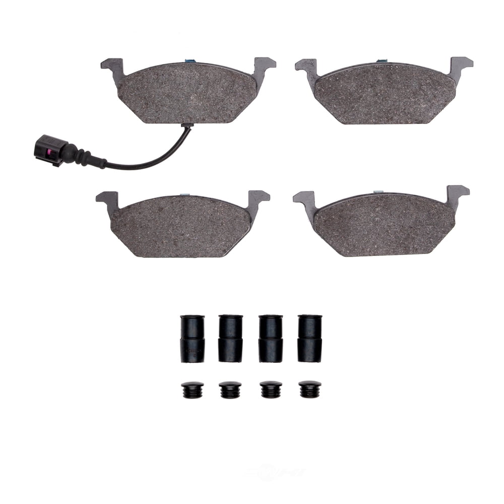 Dynamic Friction Company 1600-0768-11 DFC EURO 5000 Ceramic Brake Pads and Hardware Kit