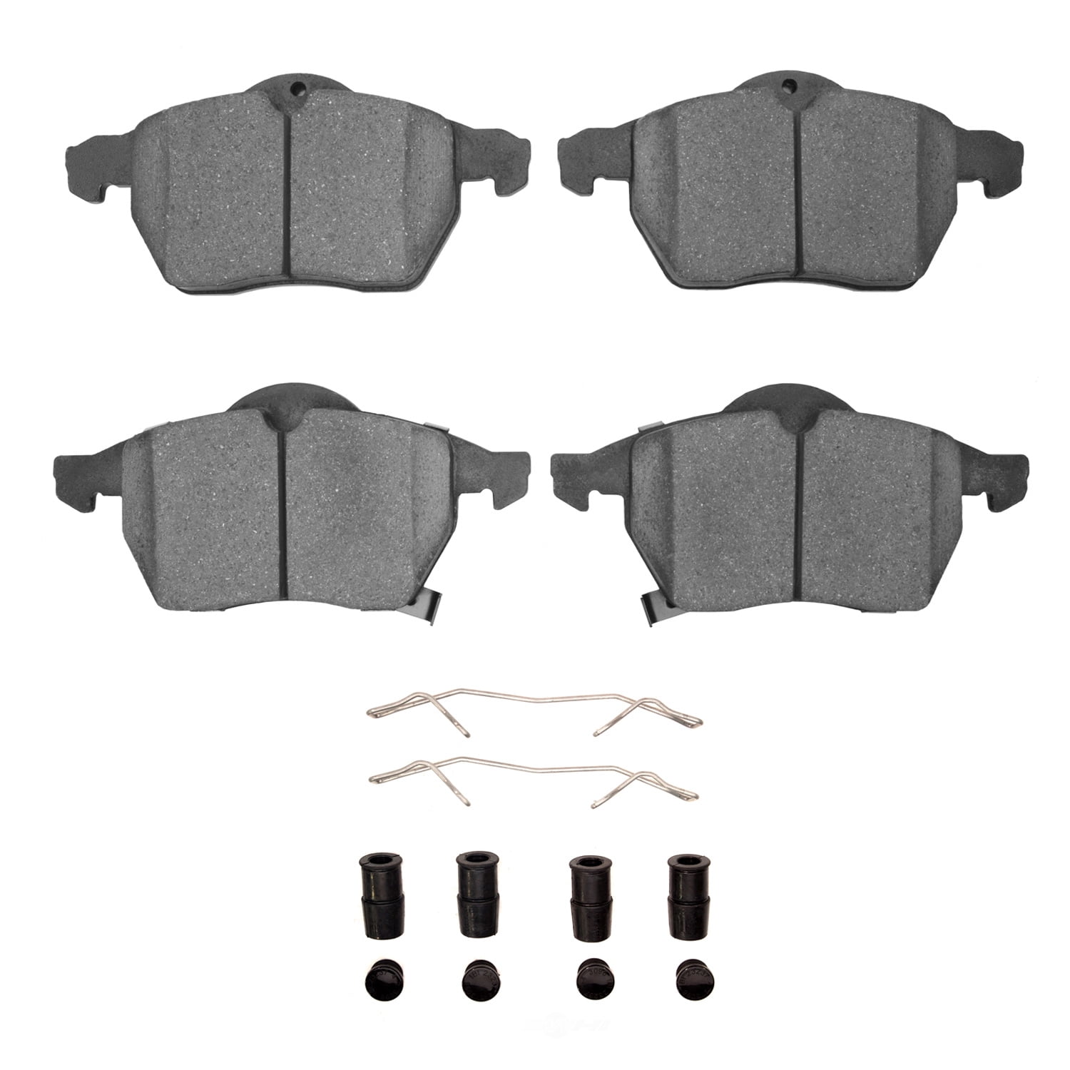 Dynamic Friction Company 1600-0819-01 DFC EURO 5000 Ceramic Brake Pads and Hardware Kit