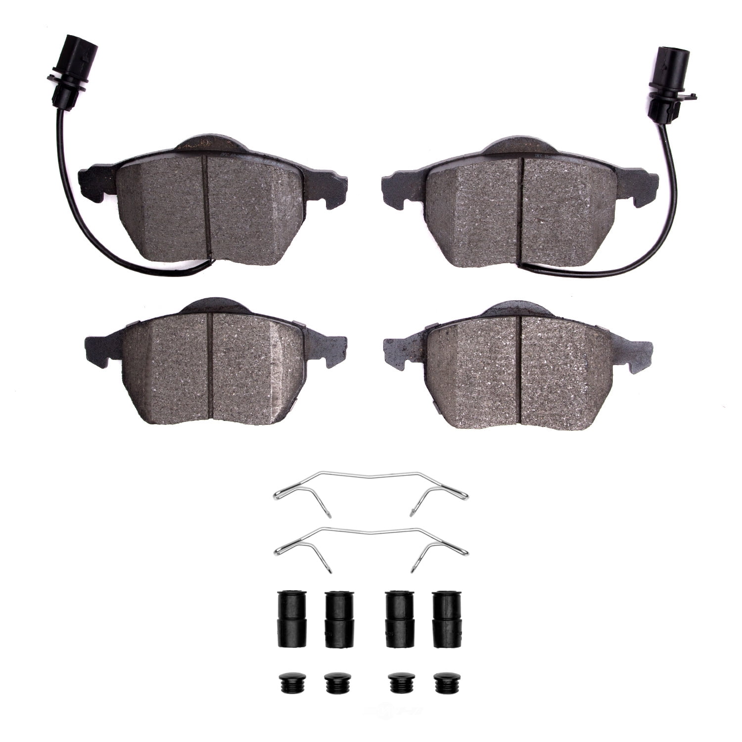 Dynamic Friction Company 1600-0840-01 DFC EURO 5000 Ceramic Brake Pads and Hardware Kit