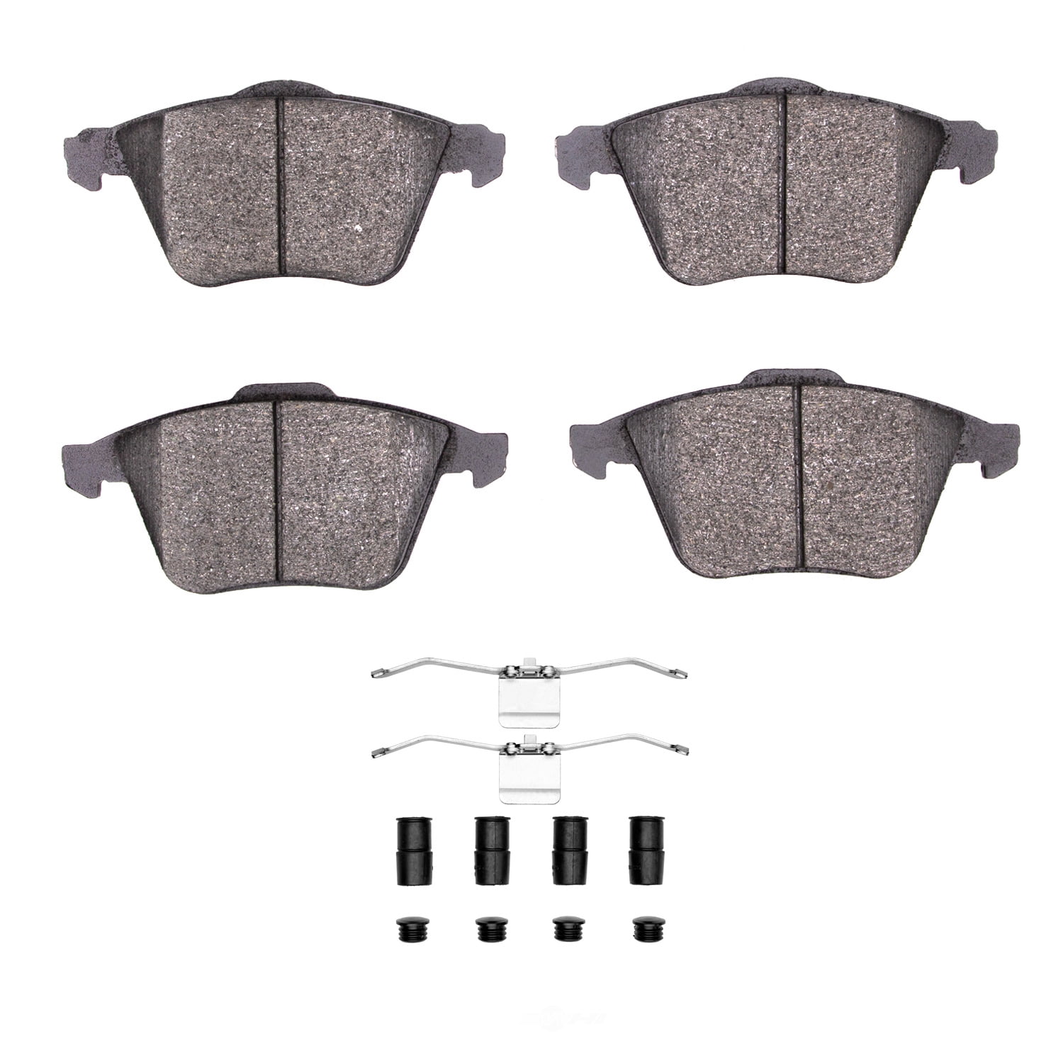 Dynamic Friction Company 1600-0915-22 DFC EURO 5000 Ceramic Brake Pads and Hardware Kit