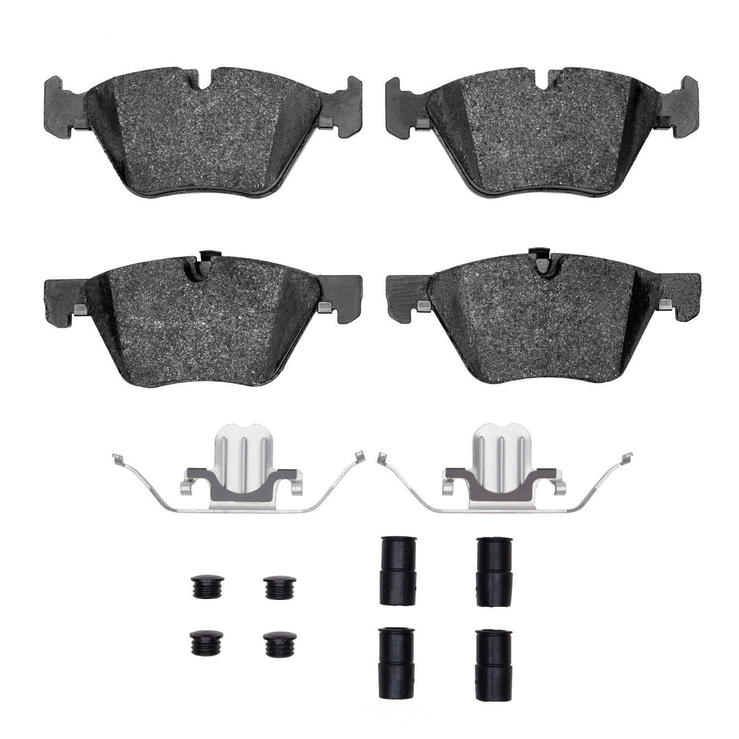 Dynamic Friction Company 1600-1061-01 DFC EURO 5000 Ceramic Brake Pads and Hardware Kit