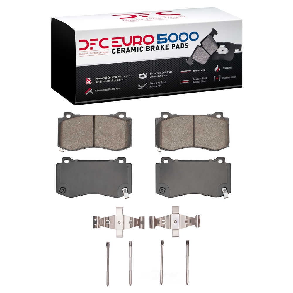 DFC 5000 Euro Ceramic Brake Pads and Hardware Kit - Archived 1600-1149-01 DFC EURO 5000 Ceramic