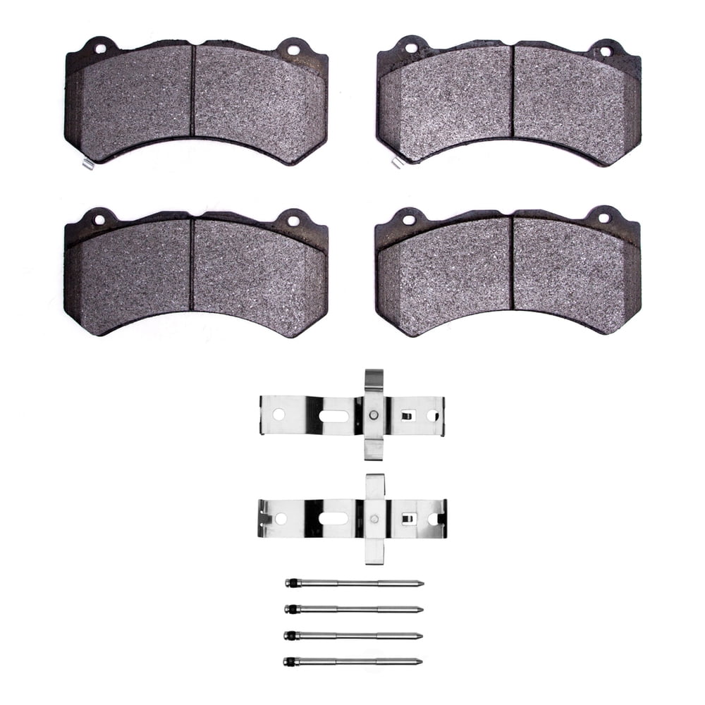 Dynamic Friction Company 1600-1405-02 DFC EURO 5000 Ceramic Brake Pads and Hardware Kit