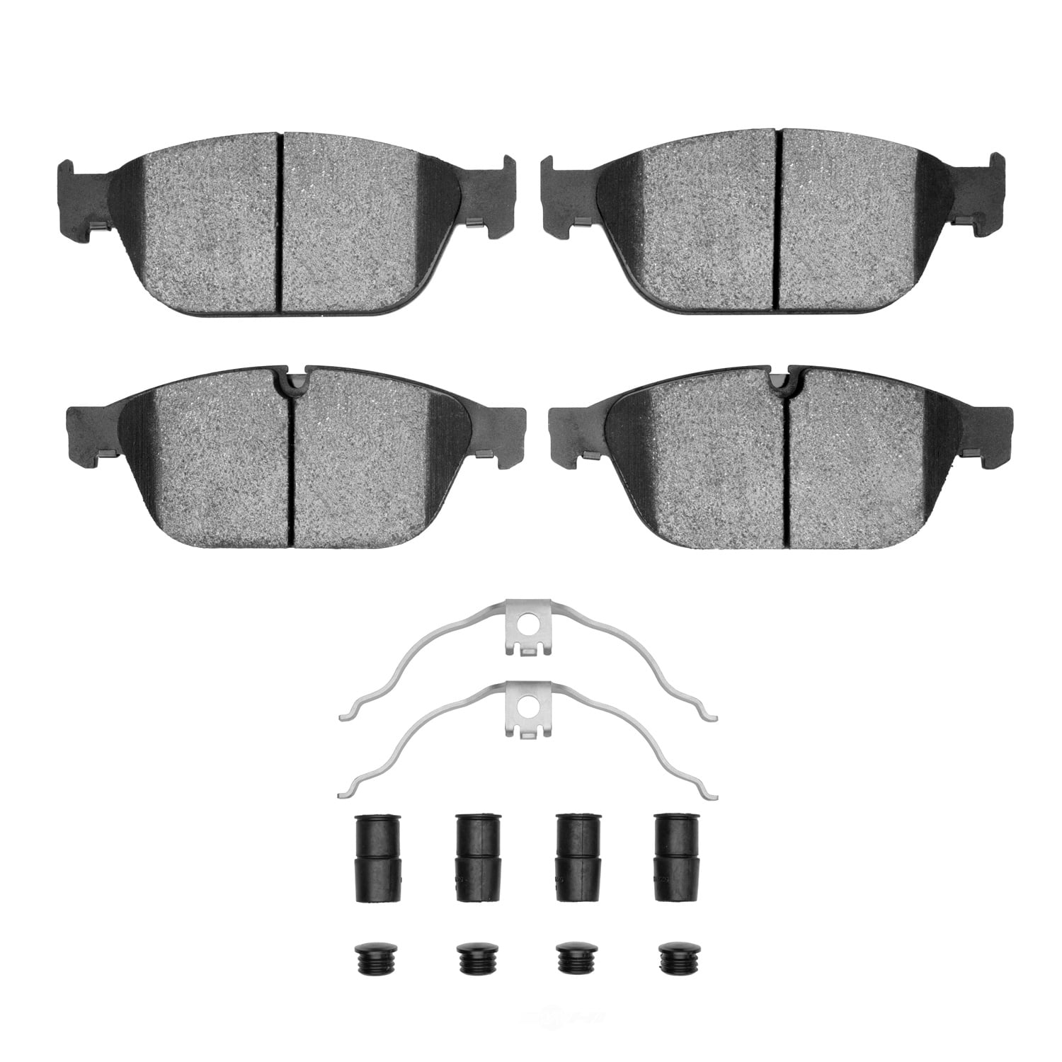 Dynamic Friction Company 1600-1546-01 DFC EURO 5000 Ceramic Brake Pads and Hardware Kit