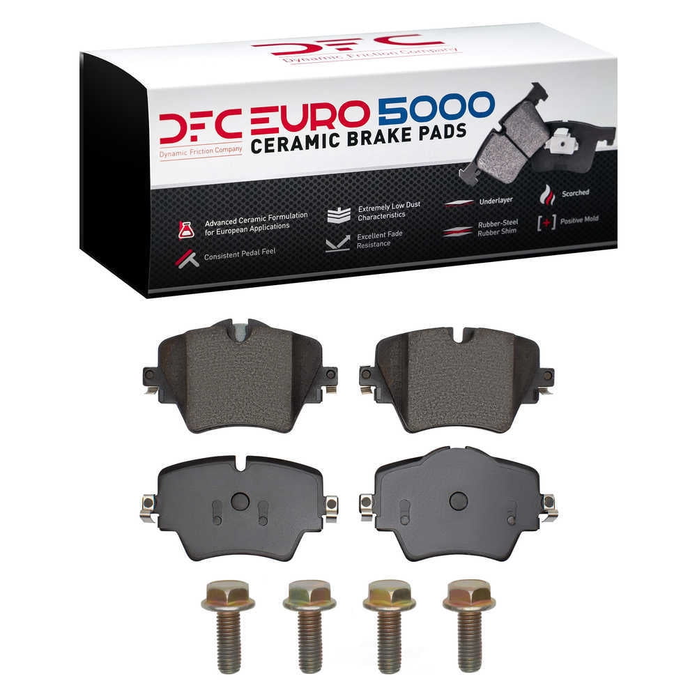 Dynamic Friction Company 1600-1892-01 DFC EURO 5000 Ceramic Brake Pads and Hardware Kit