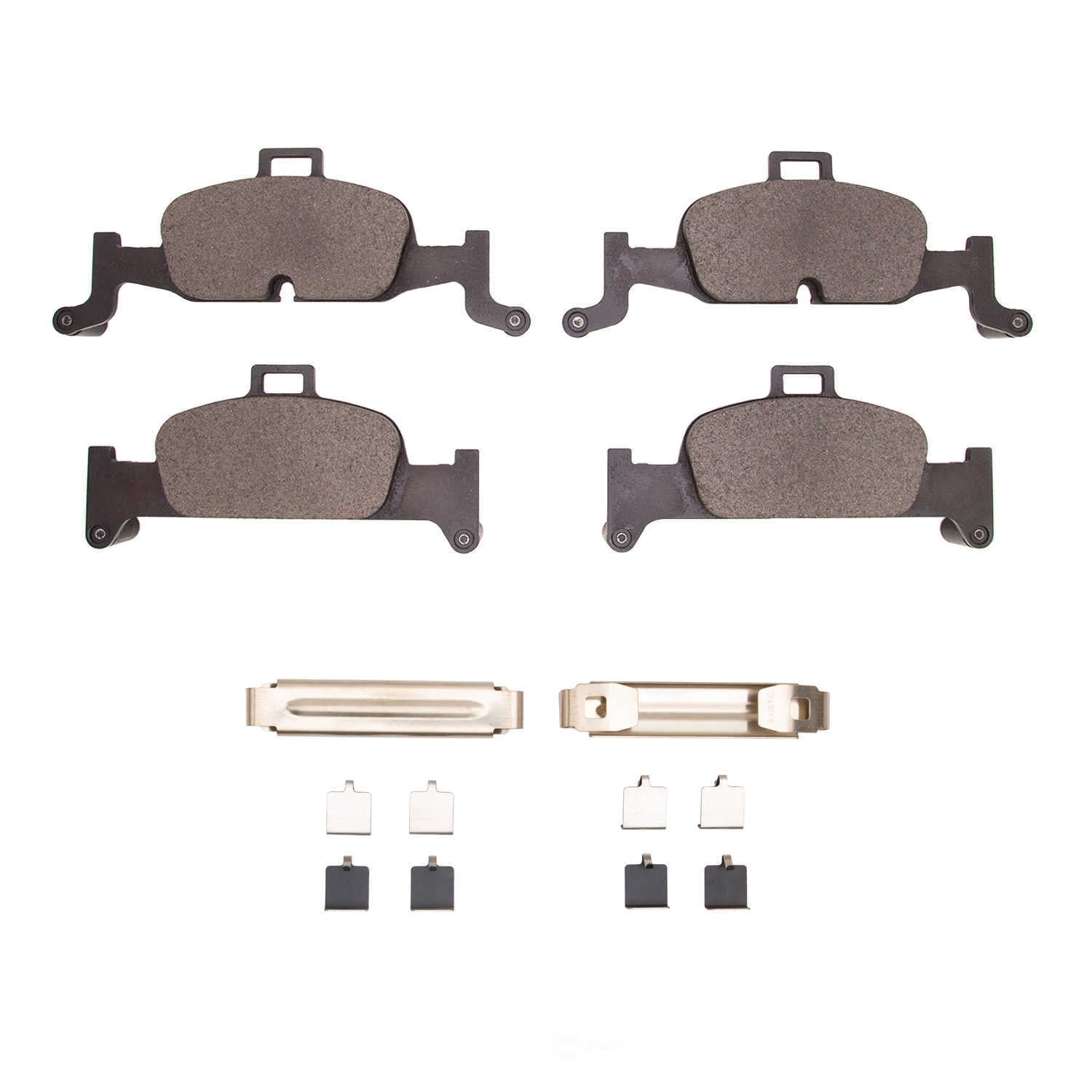 Dynamic Friction Company 1600-1897-01 DFC EURO 5000 Ceramic Brake Pads and Hardware Kit