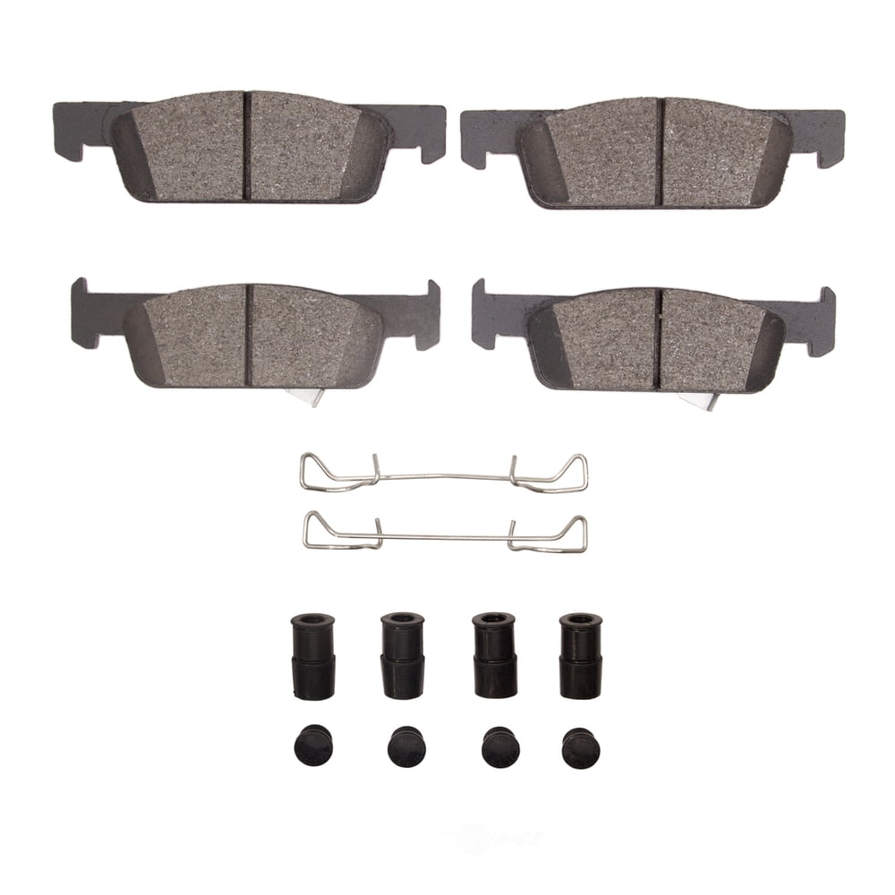 Dynamic Friction Company 1600-1955-01 DFC EURO 5000 Ceramic Brake Pads and Hardware Kit