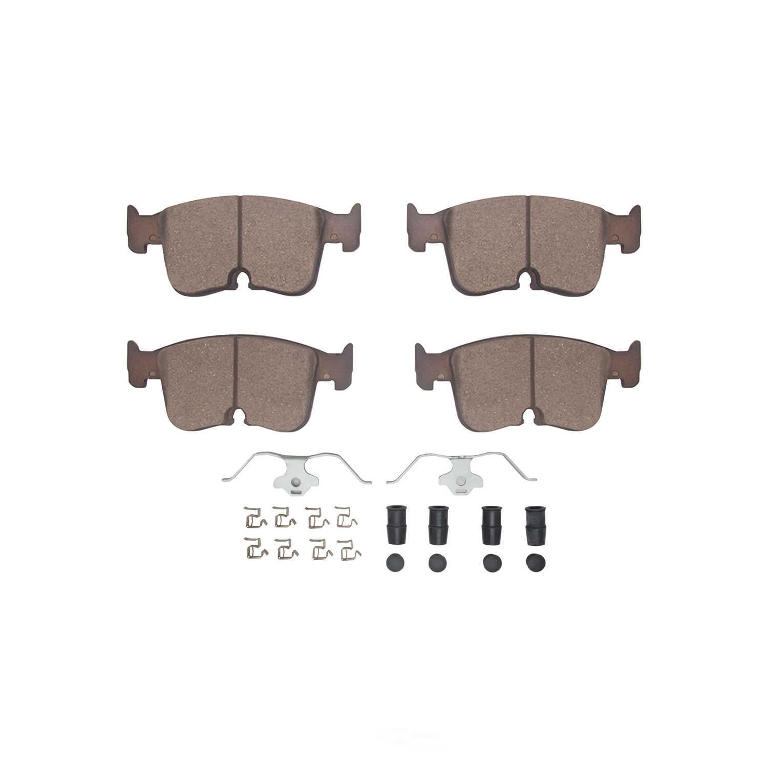 Dynamic Friction Company 1600-2438-01 DFC EURO 5000 Ceramic Brake Pads and Hardware Kit