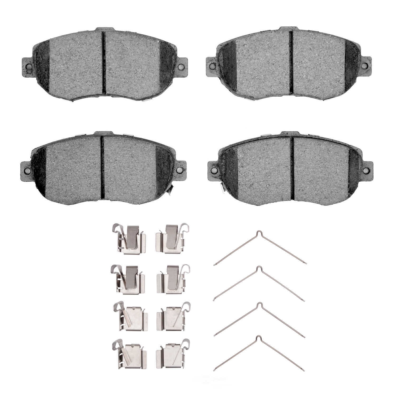 Dynamic Friction Company 1115-0619-01 DFC Active Performance Pads and Hardware Kit