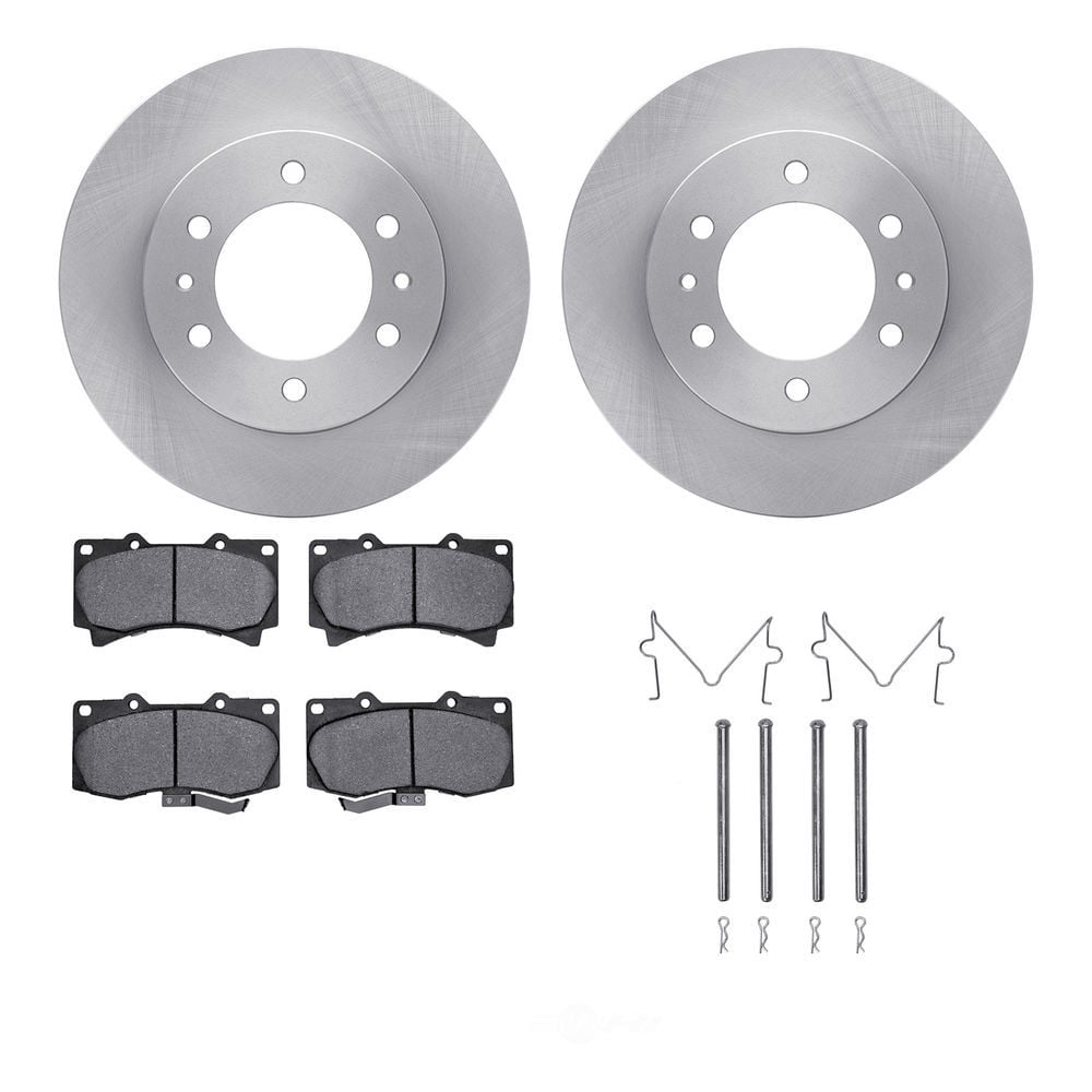 Dynamic Friction Company Front Brake Rotors with 3000 Series Ceramic Brake Pads includes Hardware 6312-93001 Fits select: 2006-2010 HUMMER H3, 2009-2010 HUMMER H3T